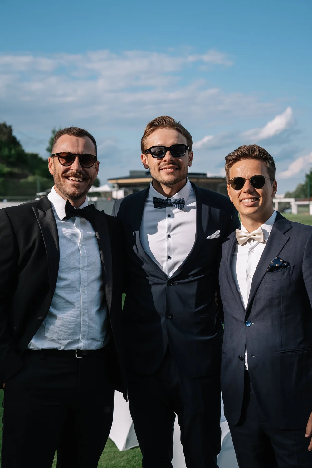 Bruidspaar tijdens het diner